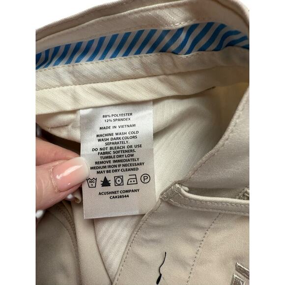 FootJoy FJ Men's Golf Pants Tan/Beige Athletic Performance Fit 36X30 - Picture 5 of 8